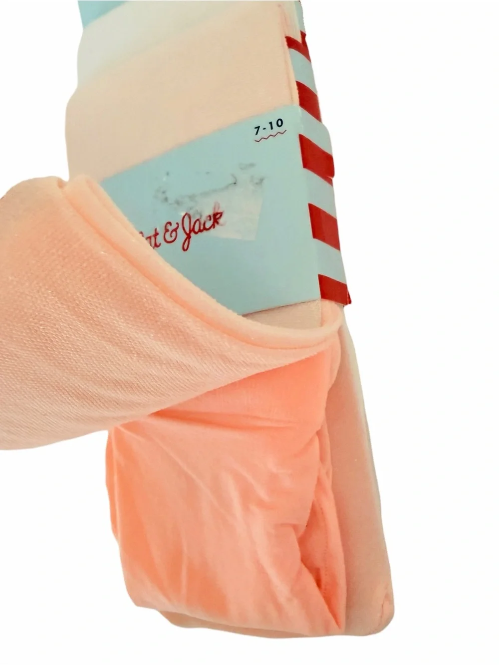 Cat & Jack Girls Footed Tights 2 Pack Pink Size 7-10 NWT